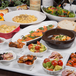 こだわりの地元野菜を使用したお料理と2時間飲み放題を楽しめるコースはおひとり様3600円！！