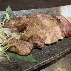 黒豚ロースの直火焼きステーキ　オリジナル旨塩