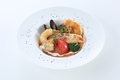 料理メニュー写真&nbsp;舌平目のブレゼ イセエビソースとトマトソース