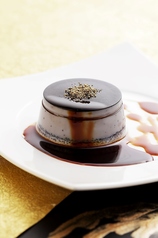 黒ごま三景プリン