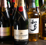 ドリンク豊富！スパークリングワインもございます♪　-関内　寿司　居酒屋-　糧　