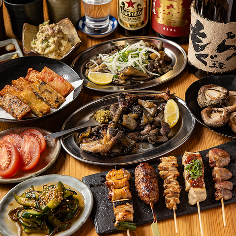 【駅から1分】旨味が際立つ宮崎地鶏を様々な調理で愉しむ。各種宴会やご家族連れ◎