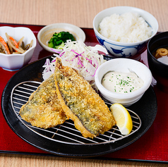 アジフライ定食