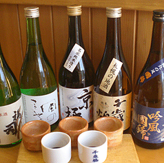 北海道の地酒飲み比べ1,500円