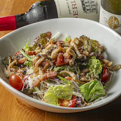 きのことベーコンの和風サラダ