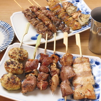 【一本入魂】炭火で焼き上げる焼き鳥