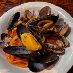 魚介のトマトパスタ