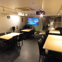 店舗貸切も大歓迎！落ち着いた空間で特別なひとときを。