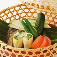 京の四季を感じる新鮮野菜の創作料理