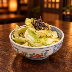特製味付けうずら卵/キムチ/やみつきキャベツ/冷しトマト