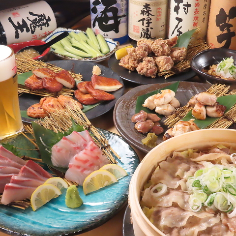 鹿児島料理を楽しめます