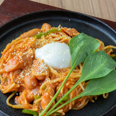 鉄板スパゲティナポリタン ※スープ・サラダ付き