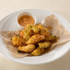 夏野菜とバジルソーセージのカレーフリット