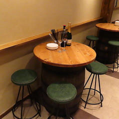 おしゃれなタルテーブル。