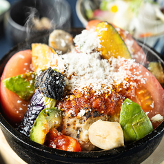 鶏つくね トマトとアボカドの鉄板焼御膳