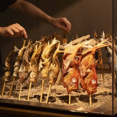 日本古来の調理方法【原始焼き】で焼き上げます。