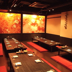 最大40名までの大広間もご用意！会社宴会や様々なシーンでどうぞ♪お得な飲み放題コースクーポン多彩