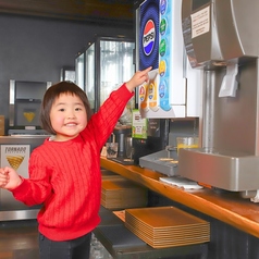 滞在中はソフトドリンク無料！