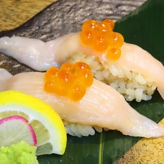 地頭鶏寿司2貫 いくら/地頭鶏寿司2貫 うに