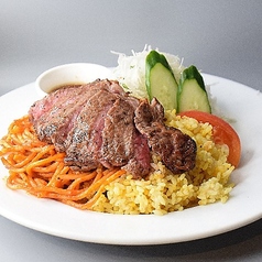 ビフテキのトルコライス　～和風ソース～