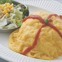 日替わりカレー/プレーンオムライス