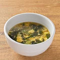 ワカメ玉子スープ