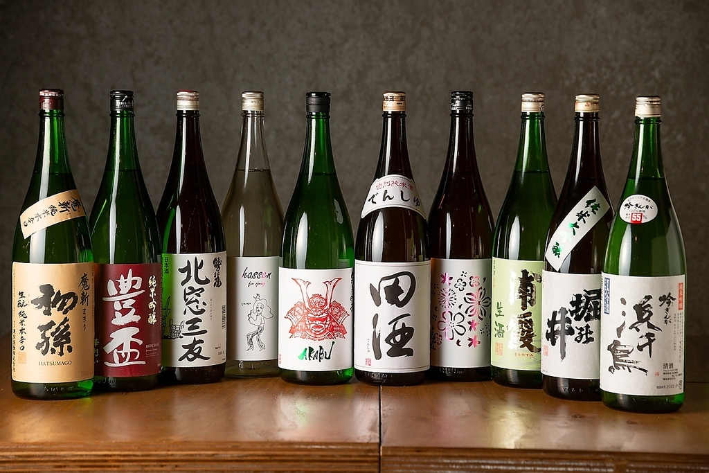 北の銘酒が勢揃い！毎月限定酒も入荷中！