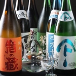 日本酒の品揃え全４０種