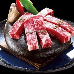 国産黒毛牛リブロース石焼ステーキ