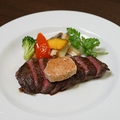 料理メニュー写真&nbsp;特選峠下牛赤身ステーキ　洋風　ブールドマルシャンドバン
