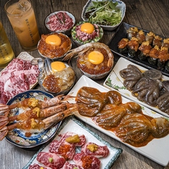 赤身焼肉×韓国料理×海鮮　ウシノカリスマ　小倉店のコース写真