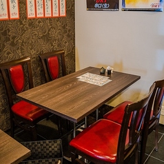 【テーブル席：2～4名様】