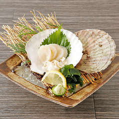 [道産子食材]活帆立刺身