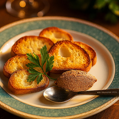 自家製レバーパテ