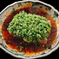 ねぎまみれ鶏たたき