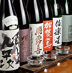 お食事に合った日本酒を厳選してご用意◇