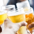 【飲み放題メニュー】生ビールはもちろん、ハイボールやカクテルなど充実しております。定番の焼酎や日本酒などもご用意しております。お好きな一杯でより飲み会をお楽しみください。