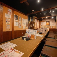 最大35名様まで対応OK！広々快適なお座敷席ございます◎