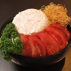 トマトとカマンベールチーズもんじゃ