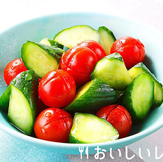 ミニトマトときゅうり漬け