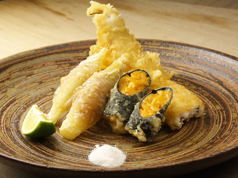 お刺身でもお召し上がり頂けるほど新鮮な食材を天ぷらに。本格和食をお愉しみください