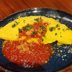 トマトチーズオムレツ