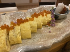 イクラと出汁巻き卵