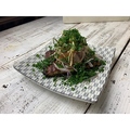 料理メニュー写真&nbsp;鮪頬と九条ネギのたたき