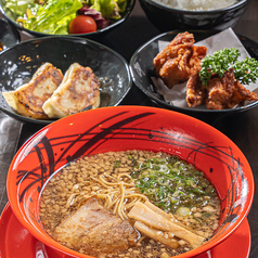 麺 餃 揚 GA KUのおすすめランチ1