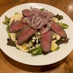ローストビーフとアボカドのクレソンサラダ