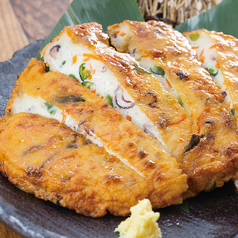 大判さつま揚げの炙り焼き