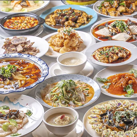 中国南北料理のレストラン、上海料理、関東料理のほか、北方料理、東北料理も人気