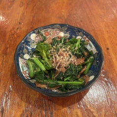 菜の花とベーコンのバター炒め