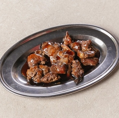 鶏レバハツ焼き タレ